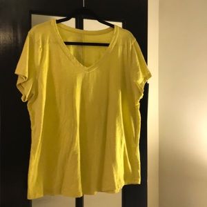 Eileen Fisher v neck T-shirt xl
